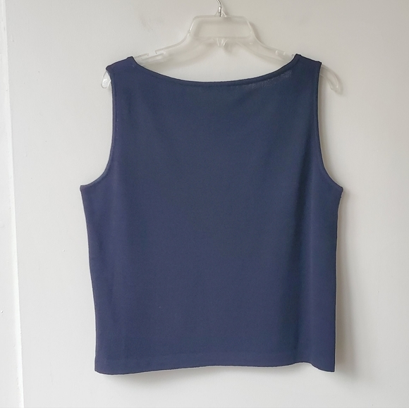 St. John Black Sleeveless Tank - Picture 7 of 7